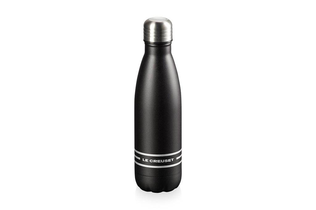 Le Creuset Hydration Bottle, 500ml, Matte Black, Stainless Steel, Lightweight, Insulated, [Official Japanese Product]