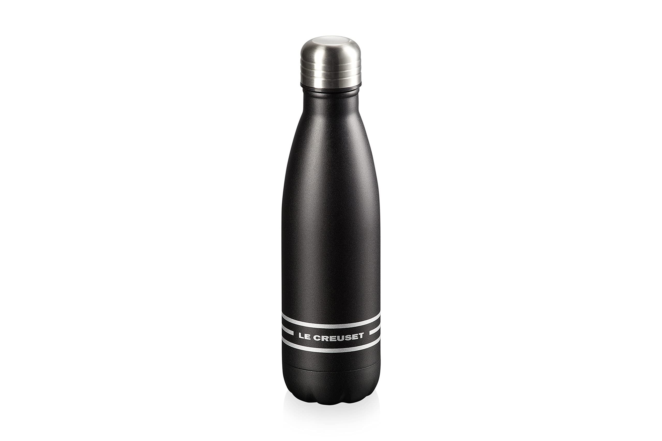 

Le Creuset Hydration Matte Stainless Japanese Bottle, 500ml, Black, Steel, Lightweight, Insulated, [Official Product]