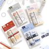 2m/3 Rolls Retro Label Tearable Washi Tape Set Creative Collage Decoration Planner Handbook DIY Scrapbooking Aesthetic Materials
