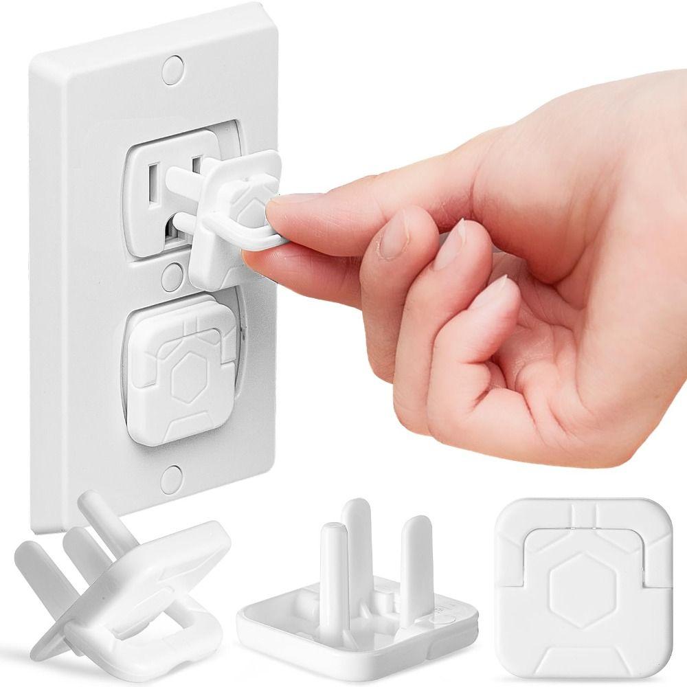 10Pcs US Standard Outlet Plug Cover Baby Safety Plug  Home Nursery Bedroom Living Room Baby Safety