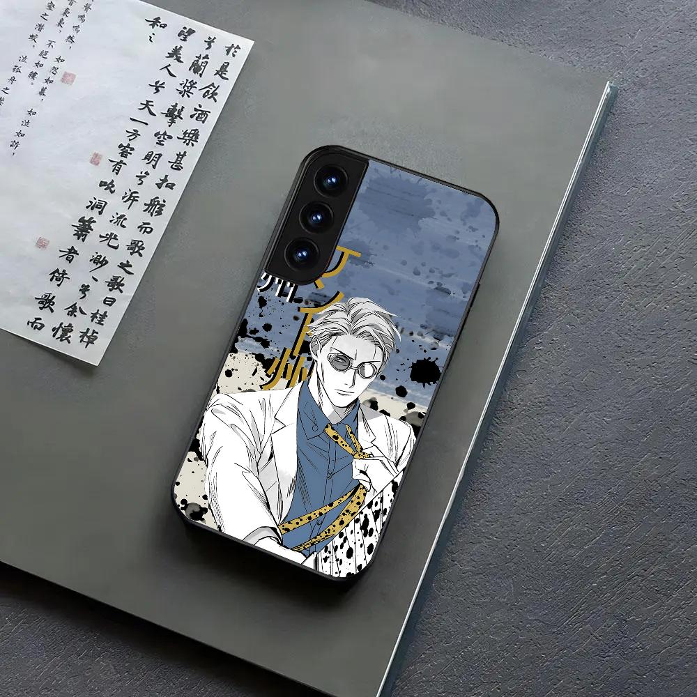 Kento T-Nanami J-Jujutsu K-Kaisen Phone Case For Samsung S24, S25 22,30,Note20,Ultra,Lite,Ultra5G,Plus,FE Black Cover