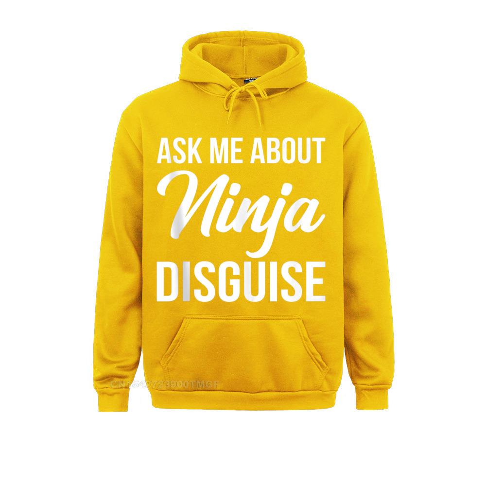 

Забавные Спросите меня о моем маскировке ниндзя, модные толстовки унисекс, толстовки с длинными рукавами, одежда XL