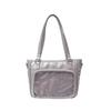 JIAERDI Harajuku Aesthetic Black Itabag Women Heart Bow Casual Shoulder Backpack Ladies Jk Uniform Transparent Handbag Wallet
