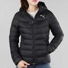 Puma Warm Hooded Casual Sports Down Jacket Women Jacket Black 580928-01