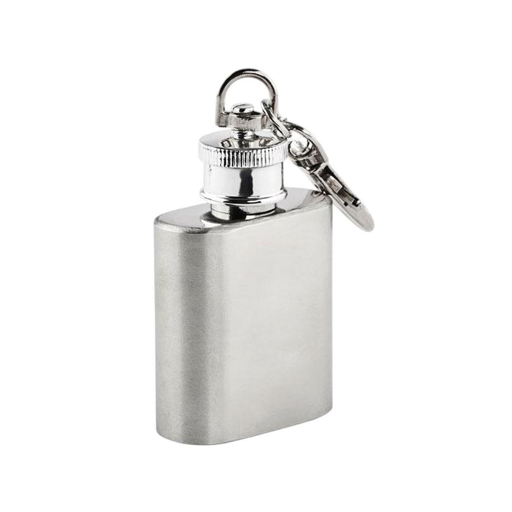 MidOcean Hippy Hip Flask Stainless Steel Keyring
