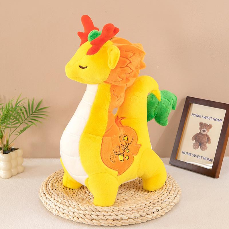 Four Seasons Simulation Dragon Plush Doll Mascot Soft Doll Child Gift Festival