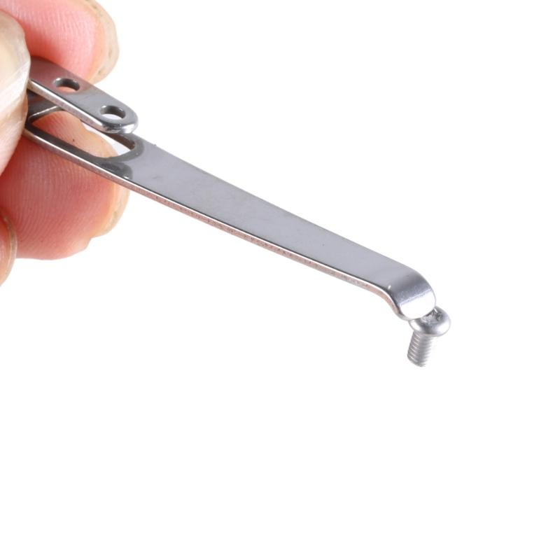 Stainless Steel Cutter Pockets Clip Back Clamp With 3Pcs Screws Make Cutter Back Clip Replacement Accessories Parts
