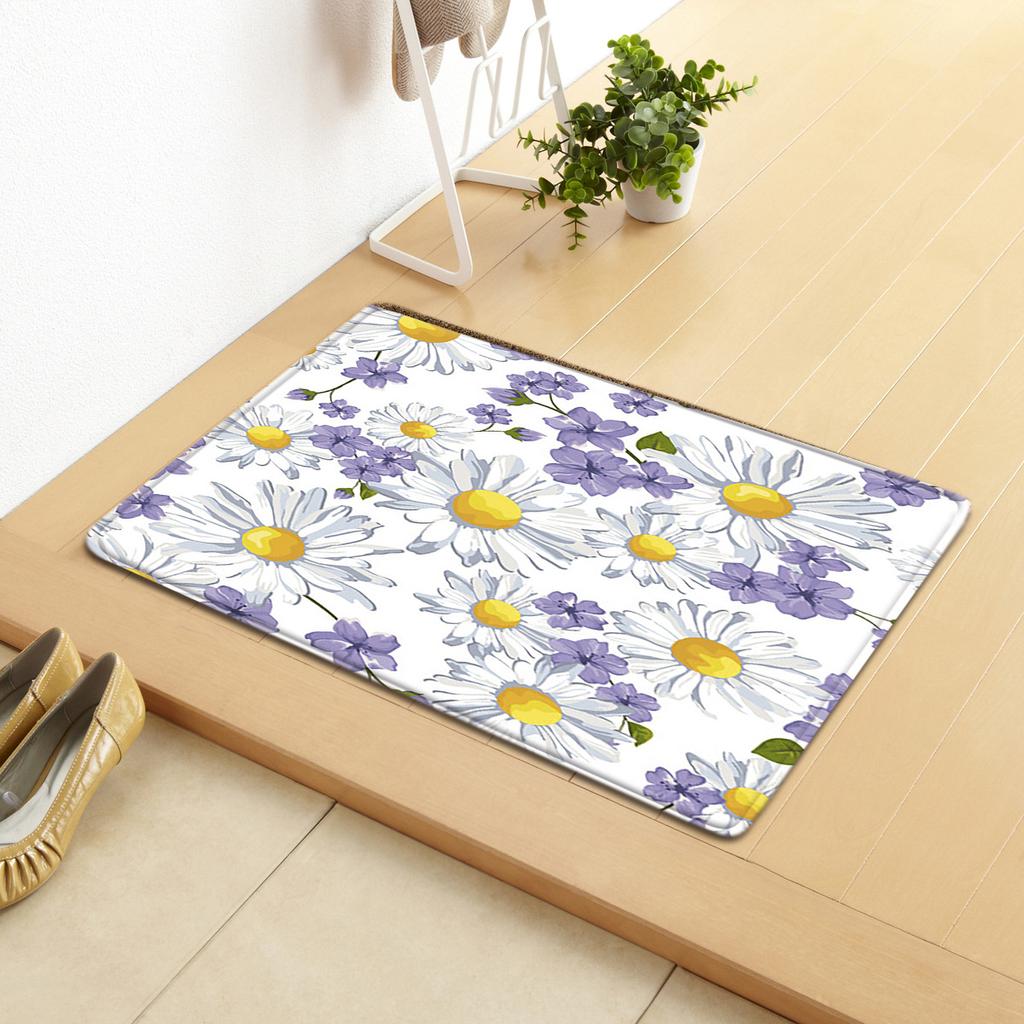 Creative Home Door Mat Water Absorbent Non-Slip Mat Living Room Kitchen Floor Mat Bedroom Carpet