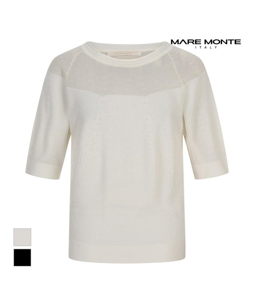MAREMONTE See-Through Color Block Knit_M246Mkt41P0