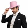 Windproof Slanted Top Hat Warm Slanted Magician's Hat Fashion Fedora Hat  Autumn Winter