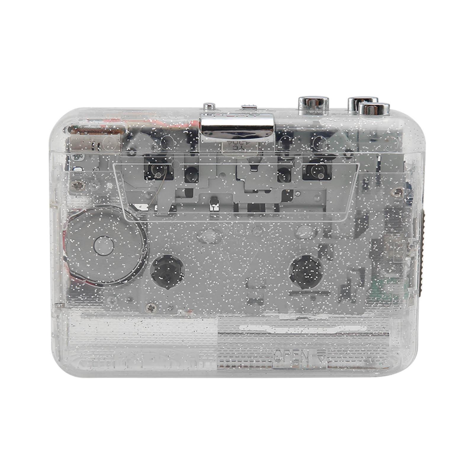 

Конвертер кассеты в MP3 HiFi USB 2.0 Интерфейс Прозрачный Корпус Портативный Кассетный Магнитофон