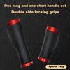 Rubber MTB Bike Grips Handlebar Cover Rubber Soft Anti-Skid Bicycle Grip Alloy Lock Bar BMX Handle Cuffs Cycling Accessories