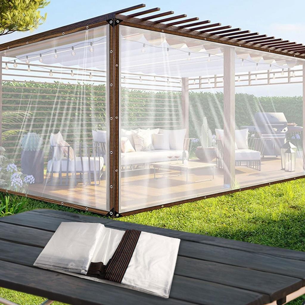 Wear Resistant Clear Tarp Cover Designed To Your Items Outdoors