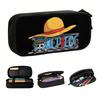 One Pieces Logo School Pencil Case Boys Girls Big Capacity Japanese Manga Anime Pencil Pouch Students Stationery