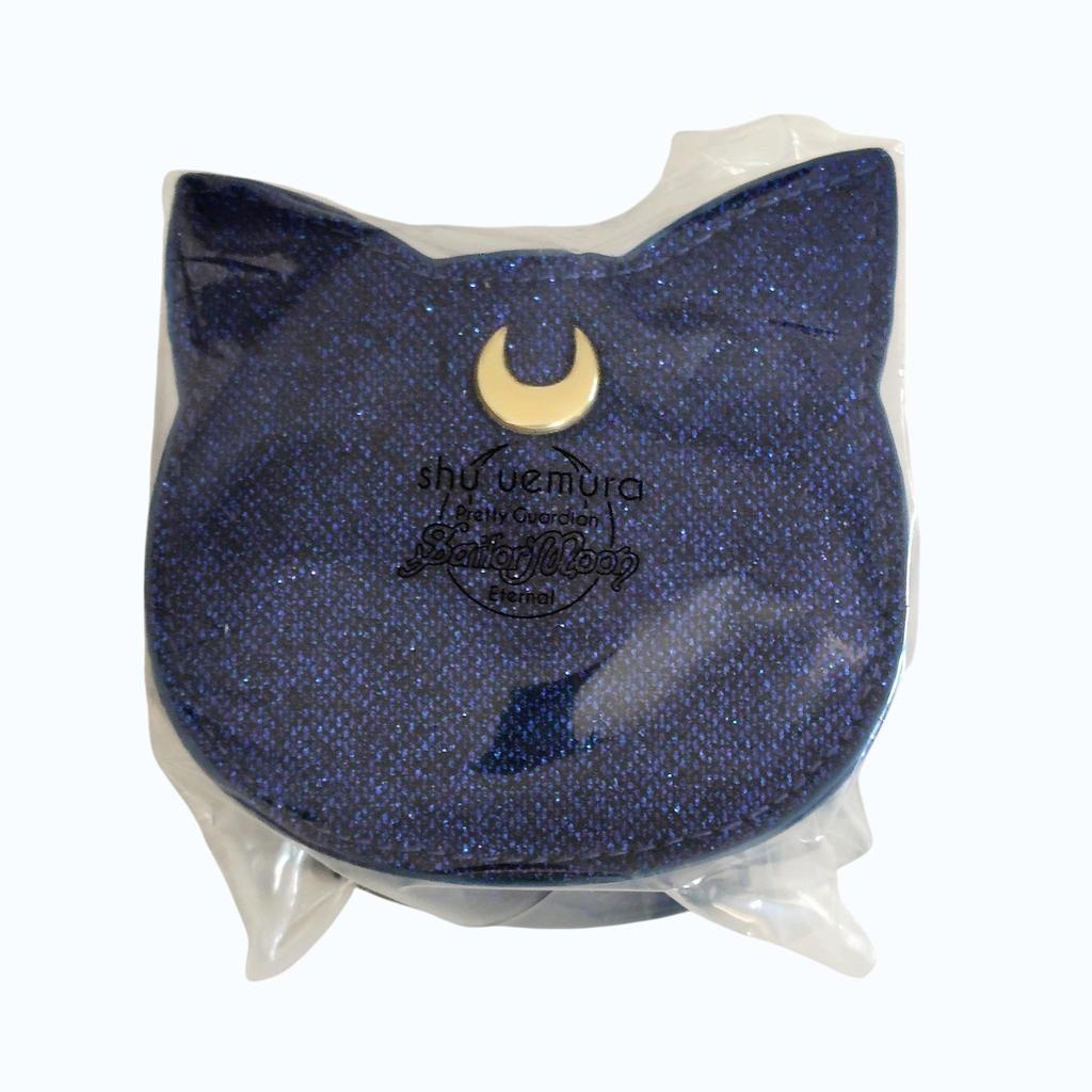 Sailor Moon X Shu Uemura Eternal Limited Edition Luna Pouch Japan Exclusive Cosmetic Case Cat Design New Rare Collectible Accessory Gift Bag