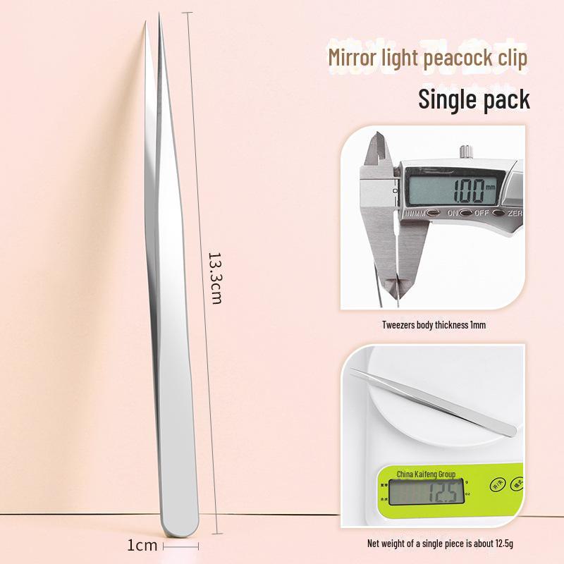 Goldfeder Falsche Wimpern Pinzetten Set - Grafting & Curling Beauty Tools