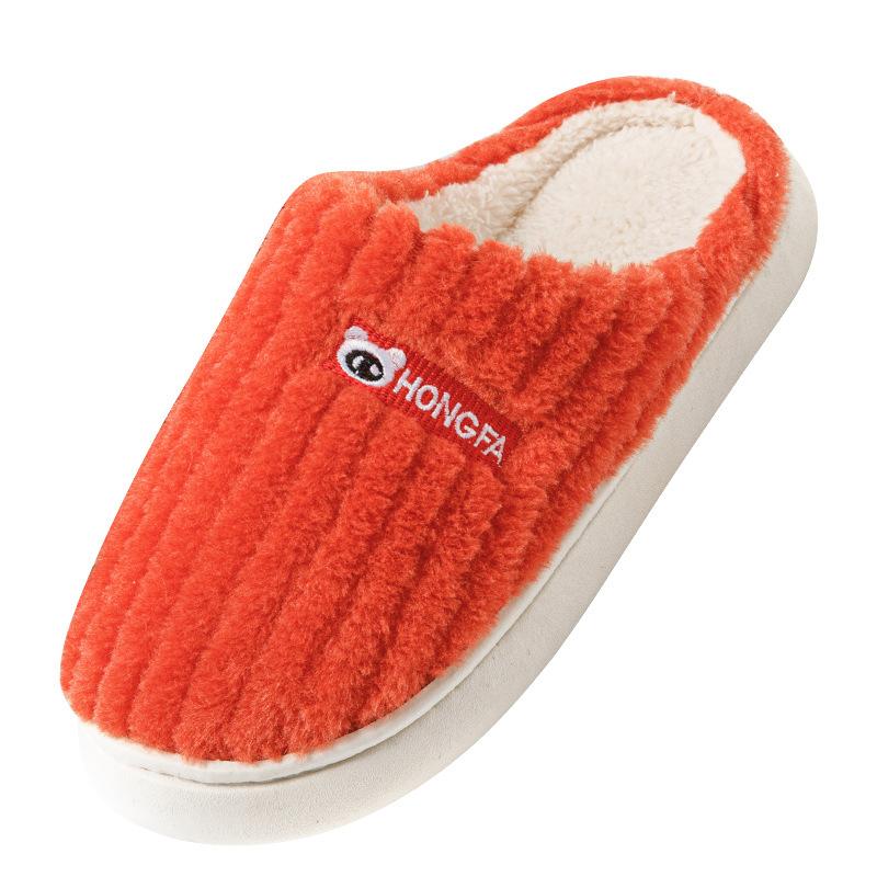 2025 new cotton slippers home slippers adult light luxury life home cotton slippers striped light and non-slip