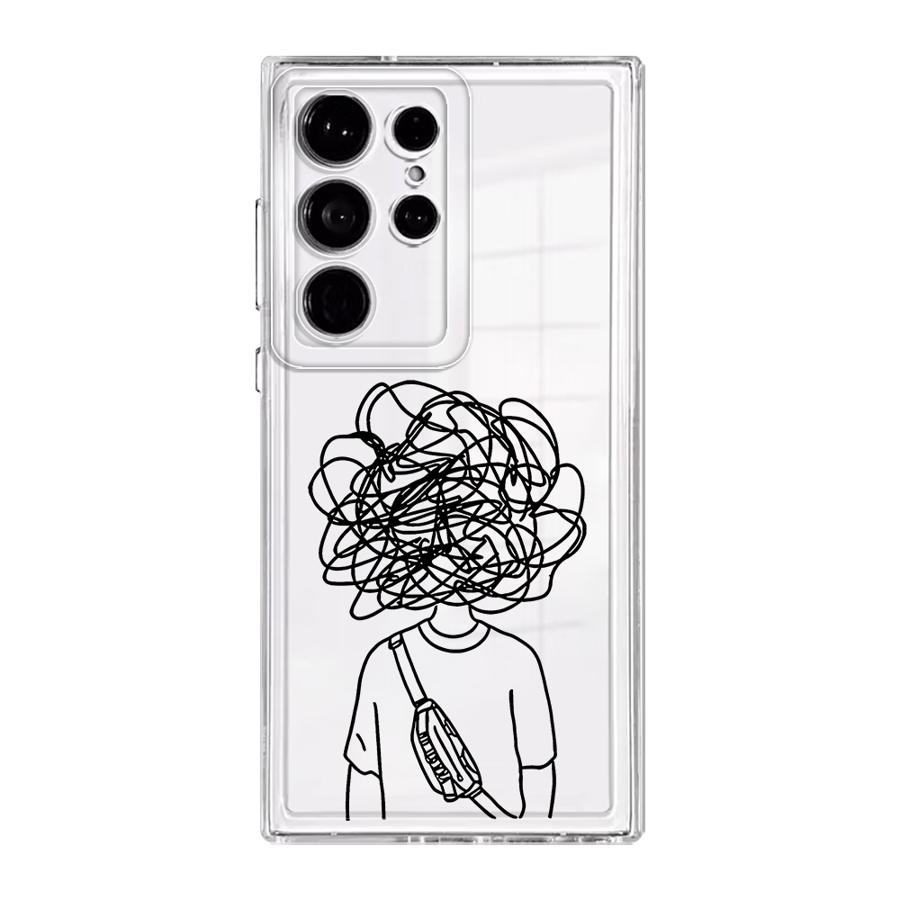 

Чехол для Samsung Galaxy S26 Note 20 Ultra 10 S24 S21 S23 Ultra S22 FE S25 Edge S20 Plus Чехол для телефона Плохое настроение Galaxy S22 5G