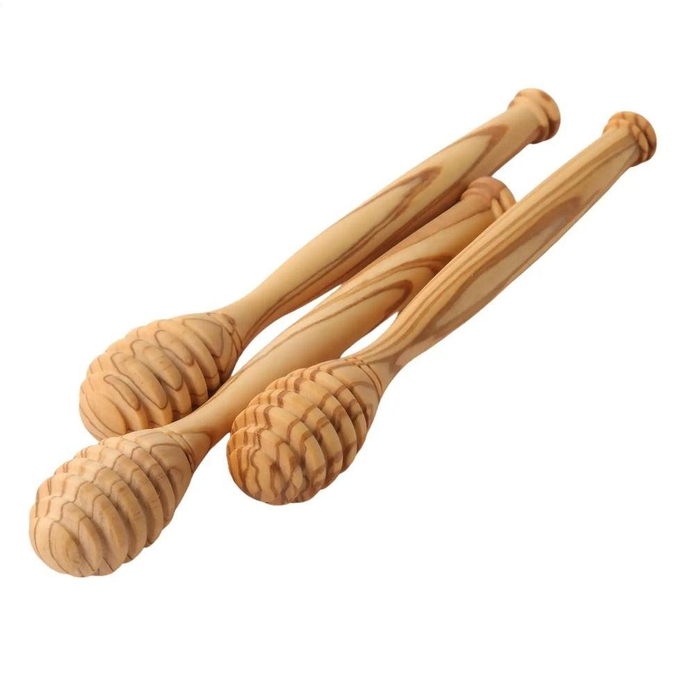 Handmade Wooden Honey Dipper 10/15/16cm Wooden Honey Stirrer Honey Dipper Stick  Malt Candy Sauce
