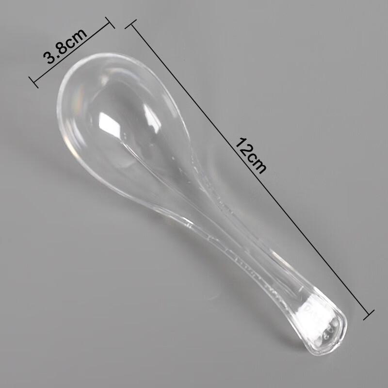 Clear Disposable Plastic Spoons
