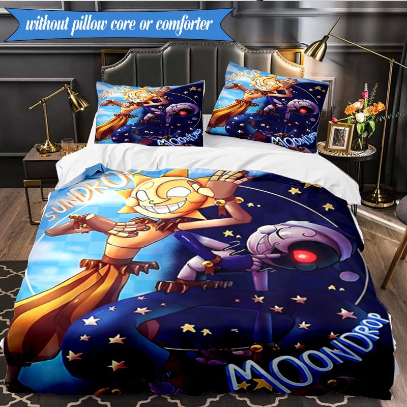 Skull And Sun Carnival 3pcs K-pop music group Bedding set,Ideal for Bedroom, Dormitory,Including Duvet Cover And 2pcs Pillowcases,Fan gifts