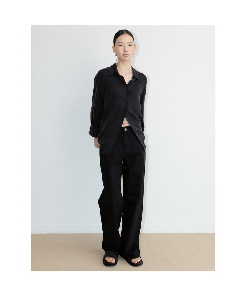 THE APERTURE [Unisex] 60S Straight Denim Pants Black (Ta6721U075)