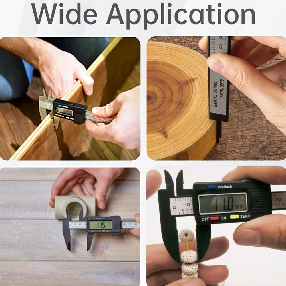 1PC Mini Plastic/vernier caliper. Digital/display caliper student vernier scale 0 to 150mm measuring tool. Plastic caliper