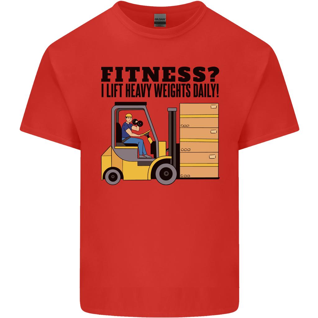 Forklift Driver I Lift Heavy Weights Funny Unisexs Light Cotton TShirt