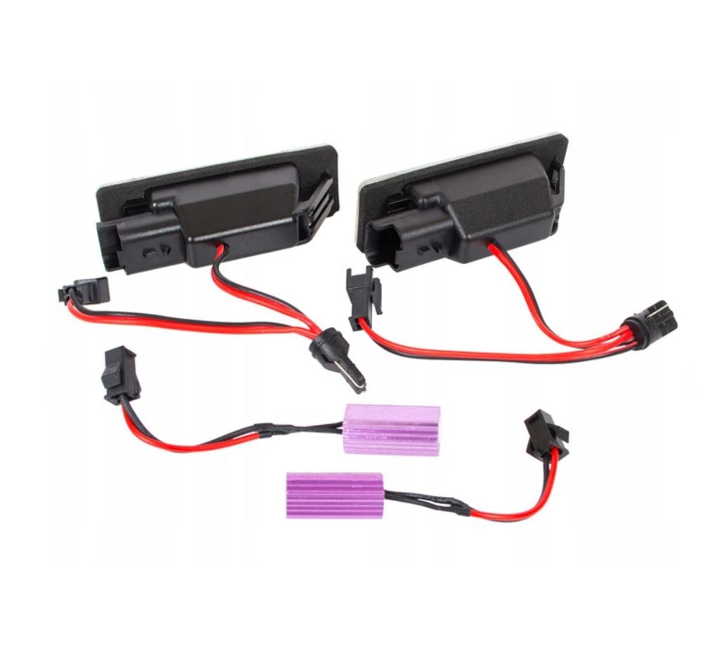 Kit de Luz LED para Placa de Matrícula, Autotune, Para Nissan Juke (F15), Nissan Nv200 / Evalia Bus, Nissan Nv200, Nissan Qashqai / Qashqai +2 I, Nissan Qashqai I