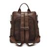 PU Backpack Women's Large Capacity Tassel Backpack Lightweight Multi-function Shoulder Bag
