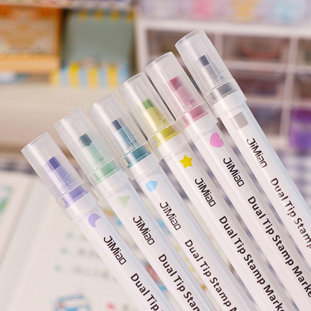 Marcare Sigiliu Copii Pix Acuarela Inimă Marker Fluorescent Cadouri de Ziua Copilului