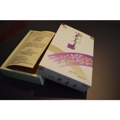 Awaji Baikundou Incense, Value Pack, Byakudan Kozenko, 110g, Fragrant Sandalwood Incense, Perfect for Gifts, Offerings, and Home Use, Value Pack #109