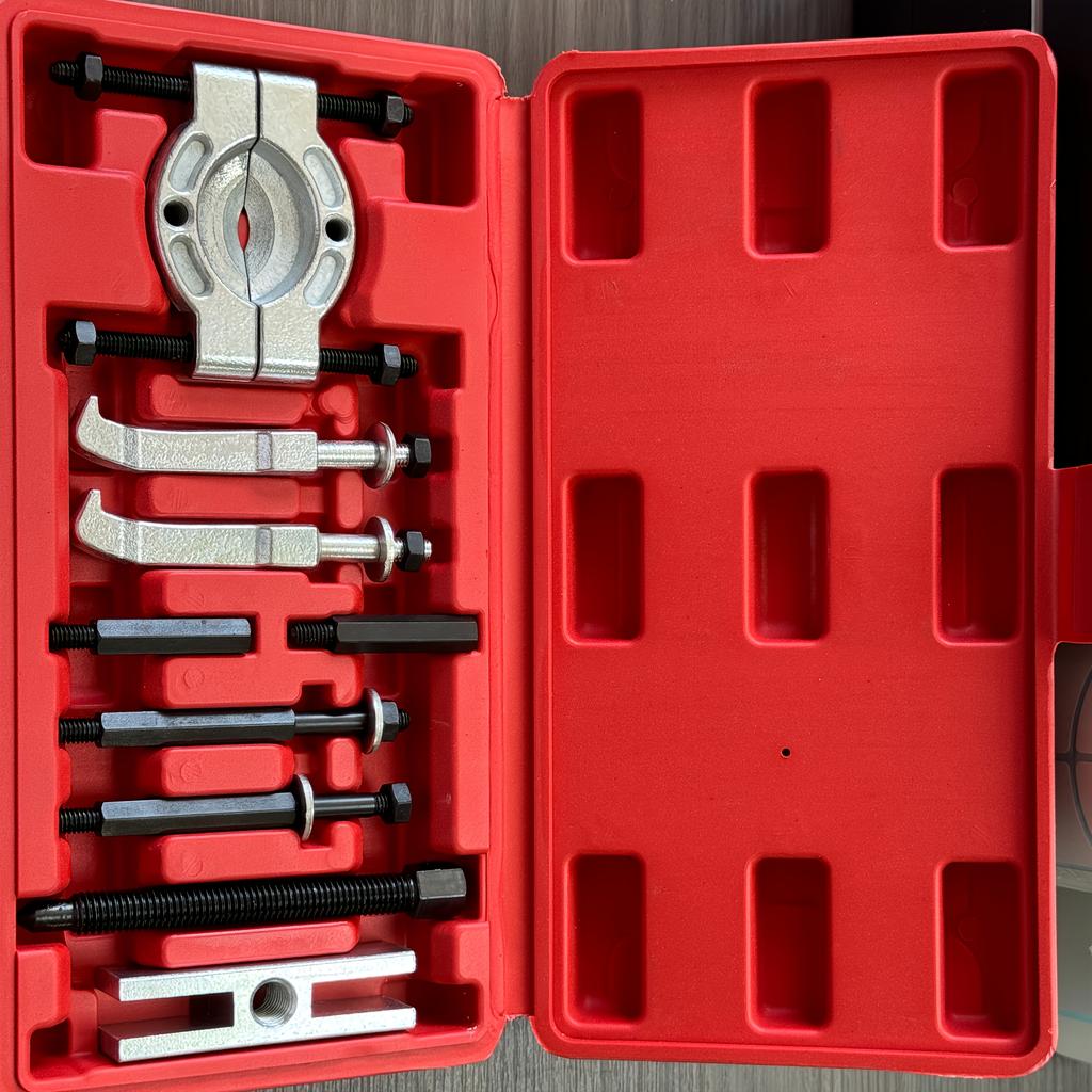 9Pcs Bearing Separator Tool Set Heavy Duty Bearing Puller Kit for Engine Transmission Repair Universal Precision Auto Tools