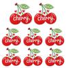 10pcs /Set Fruit Cherry Embroidered Patches Diy Hats Jackets Sew Patch Badges Iron On Patches For Clothing Accessories Applique 
