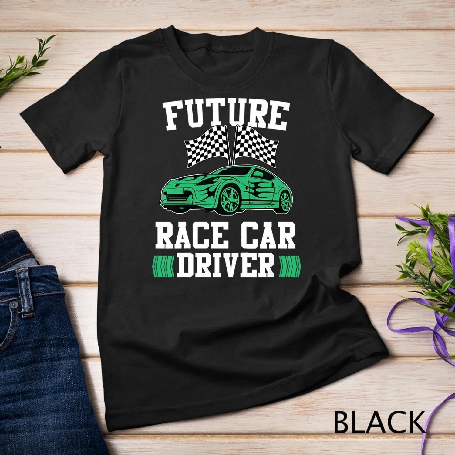 Kids Cute Future Race Car Driver T Shirt S чёрный