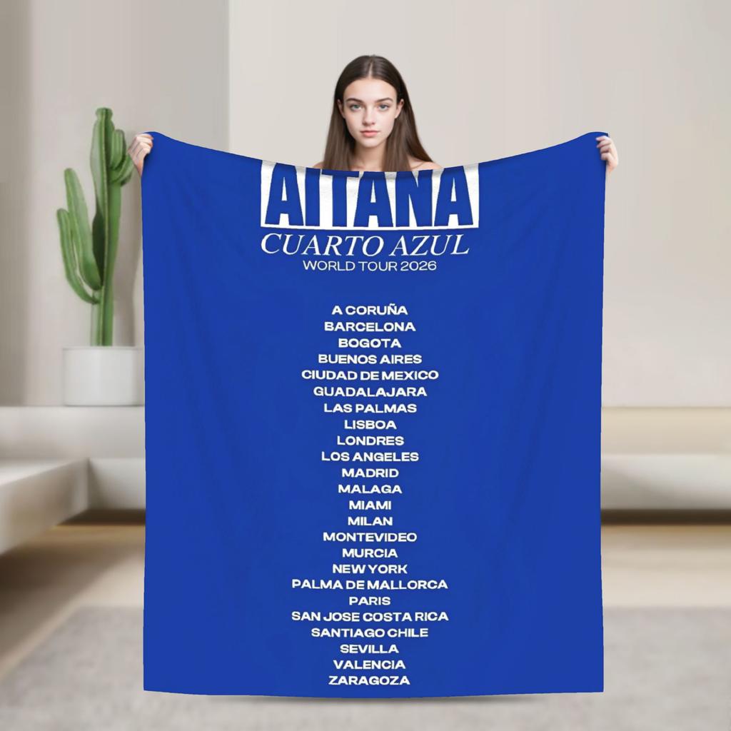 Butterfly Aitana Plush Blanket Kids Adult Flannel Throw Blanket For Bedroom Soft Warm Custom Quality Bedspread Gift