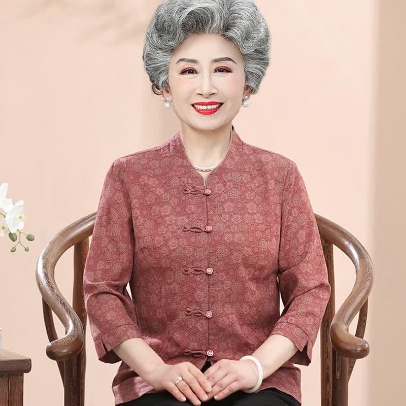 YUZHAOLIN Women s Loose Fit 3/4 Sleeve Cardigan Shirt XL