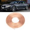 25ft Brake Line Tubing Copper Nickel Plated 3Celsius16in OD Coil Roll for Hydraulic Braking Fuel System(Gold )