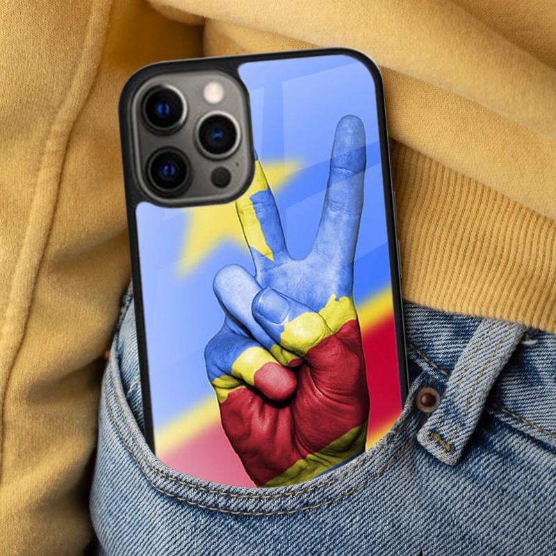 Demokratische Republik Kongo Flagge Weiche Handyhülle für iPhone 17 Air 16e Pro max 15 Pro 13 14 Plus 11 12 MagSafe Magnetische Hülle