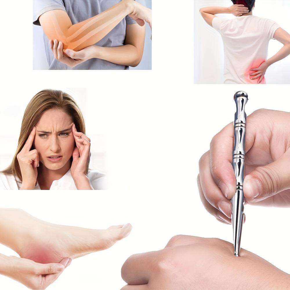 Body Massager Gua Sha Facial Tool, Stainless Steel GuaSha Massage Tool Facial Gua Sha SPA Acupuncture Pen