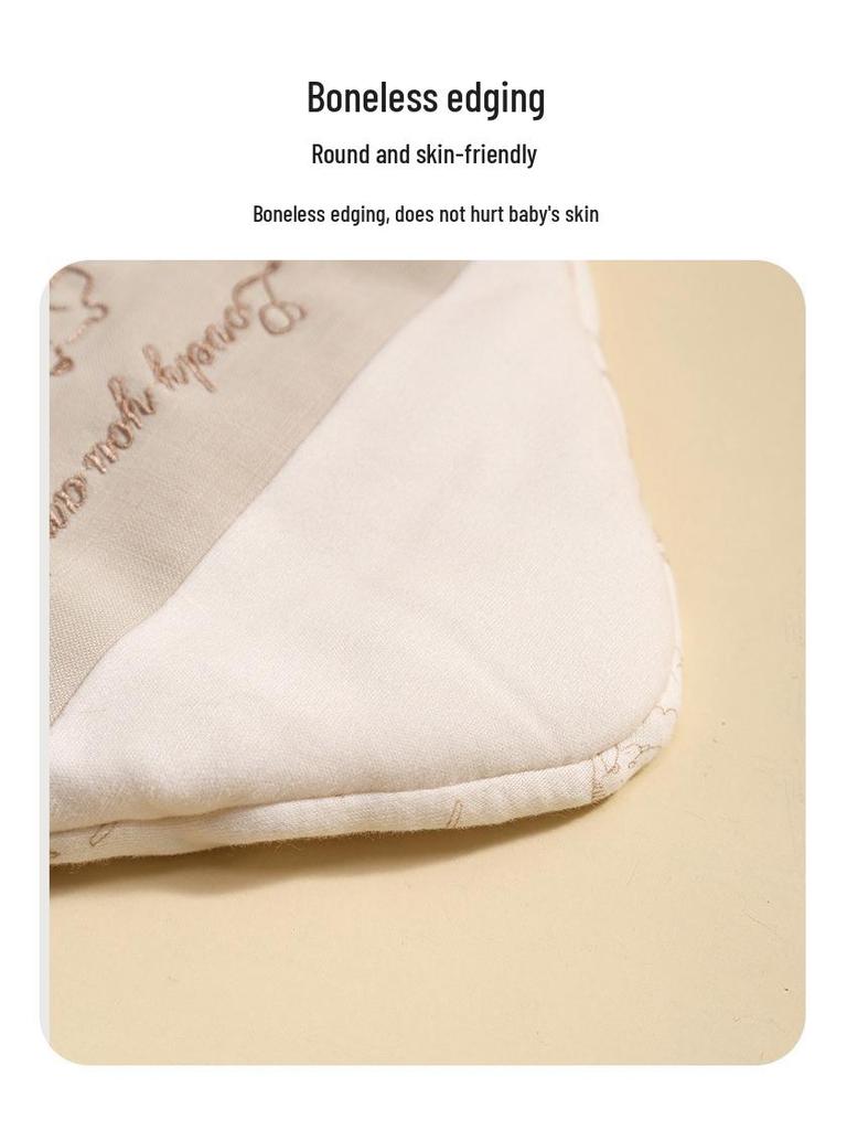 Thick Pure Cotton Newborn Swaddling Blanket for Delivery Room or Outings In Spring, Autumn, Winter