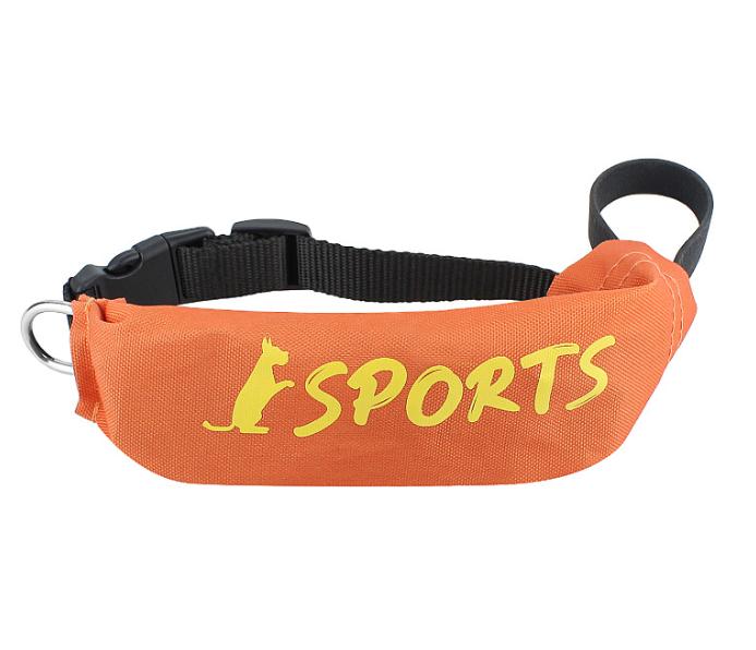 Pet Supplies Dog Leash Collar Integrated Retractable Dog Walking Leash Collar Leash (Orange,S) оранжевый