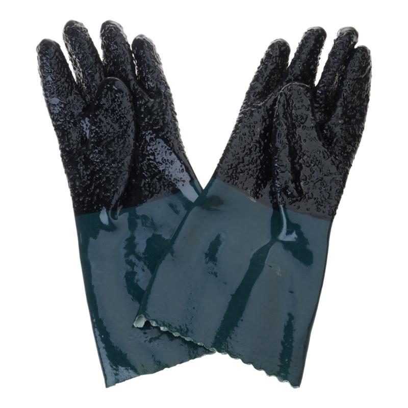 

Durable PVC Gloves with Soft Cotton Lining for Industrial and Household Tasks Waterproof and Oil Resistant 1