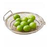 Stainless Steel Oil Control Skimmer with Double Ear Handle, Air Fryer Compatible