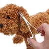 24TE Dog for Cat Grooming Scissors Pet Hair Trimmer Curved Stainless Steel Blade for