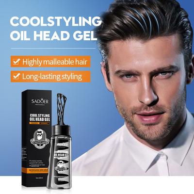 Men's Styling Oil Head Gel Natural Fluffy Fragrant Hair Wax