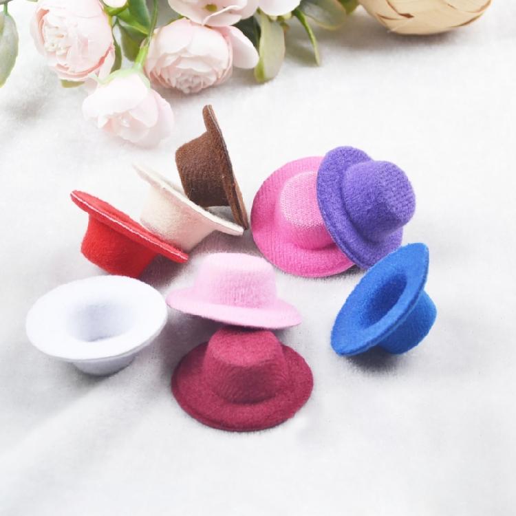 10PCS Handmade Hair Clip Hat Patches Keychain Pendant Hair Pin Craft Kits