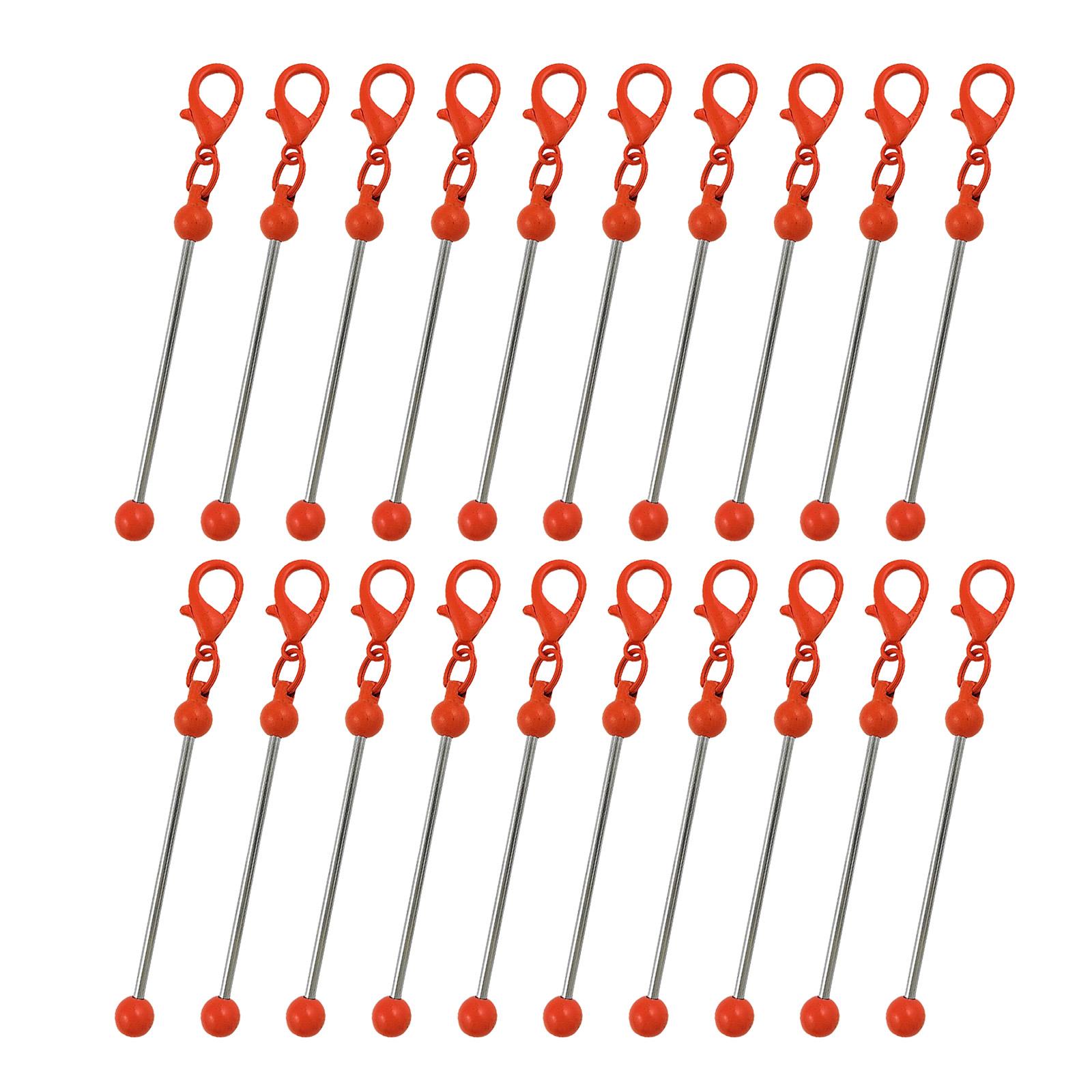 

Multipurpose 20 Pieces Metal Rods Charm for Earrings and Necklaces Jewelry Making Stylish Sturdy Tone with Eye Pins 6