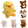 Elk Capybara Plush Toy Pink Rabbit Animal Rabbit Doll  Kids Birthday Christmas