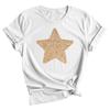 Gold Star T Shirt Women Birthday Festival Party Gift Trendy Fashion Top